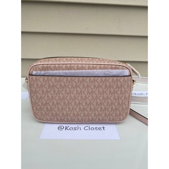 Michael Kors crossbody bag medium pocket camera crossbody bag powder blush multi - Picture 4 of 7